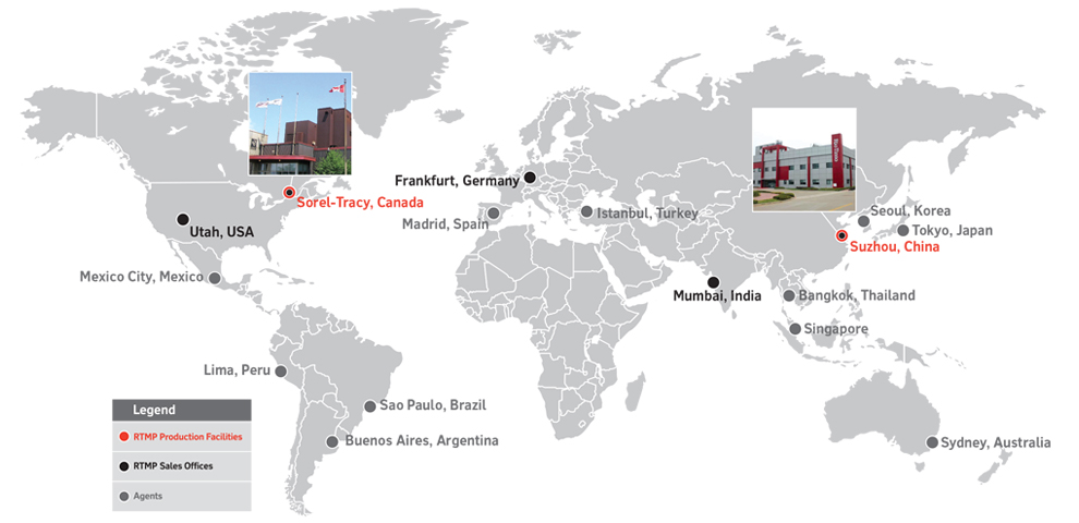 Dividendové akcie - Rio Tinto - lokality po světě