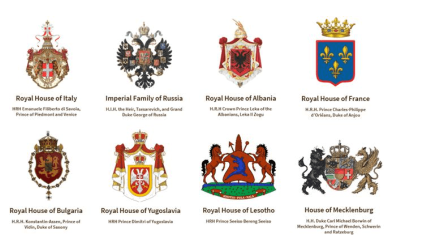 Diferentes familias de la realeza colaboran con The RoyalLand Company Ltd.