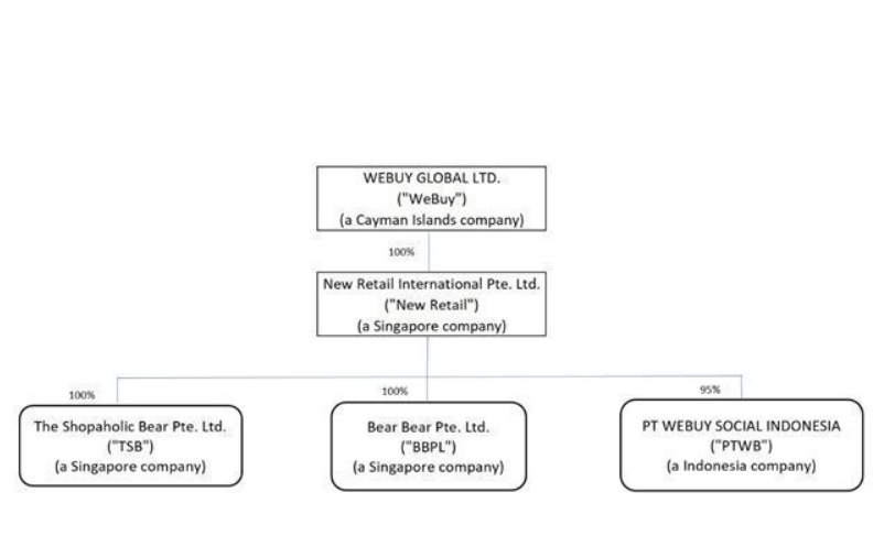 Organigrama de WeBuy Global Ltd.