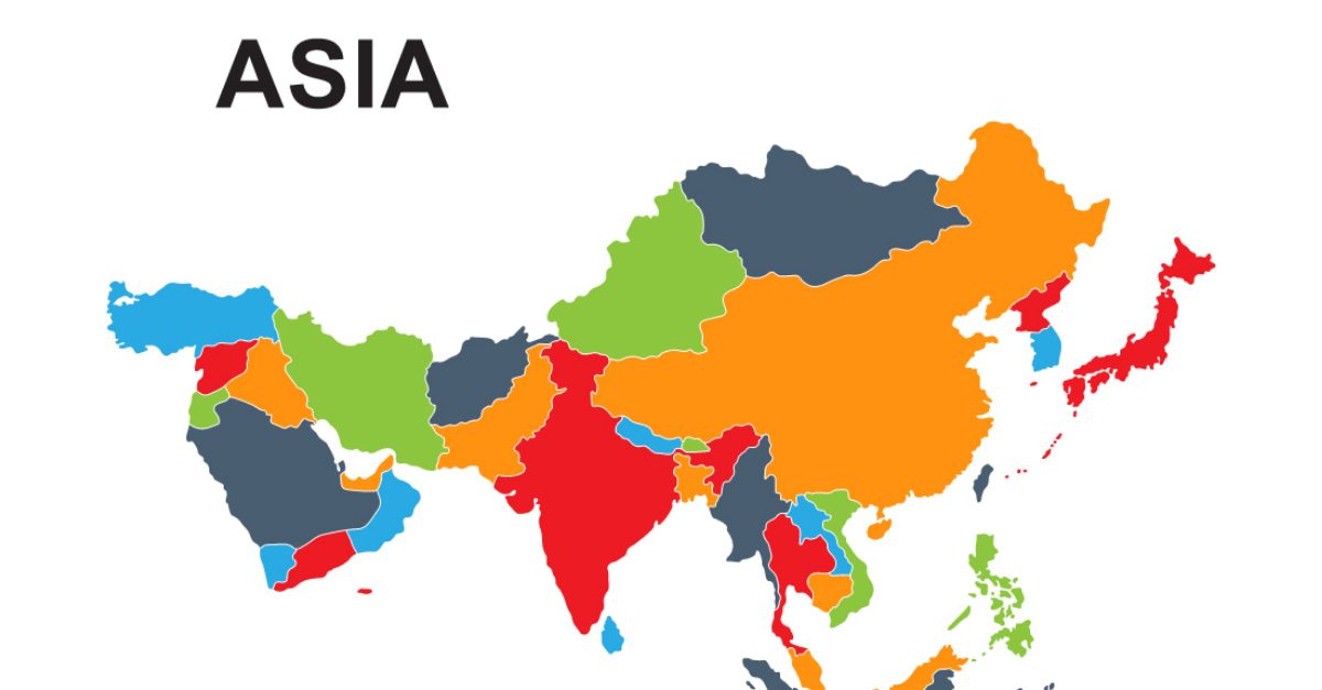 Asia map