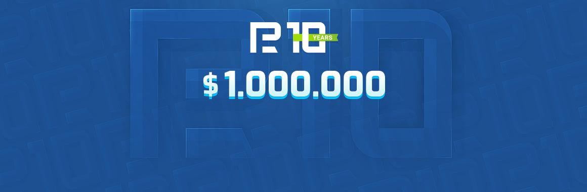 Акція на $ 1 000 000! Грандіозний розіграш на честь 10-річчя RoboForex