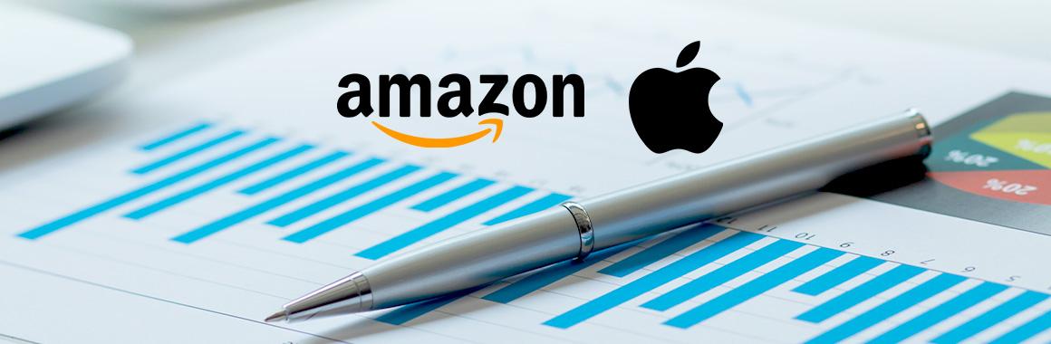 Квартальні звіти Amazon і Apple не виправдали очікувань — акції дешевшають