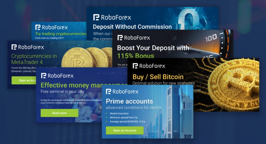 لافتات RoboForex