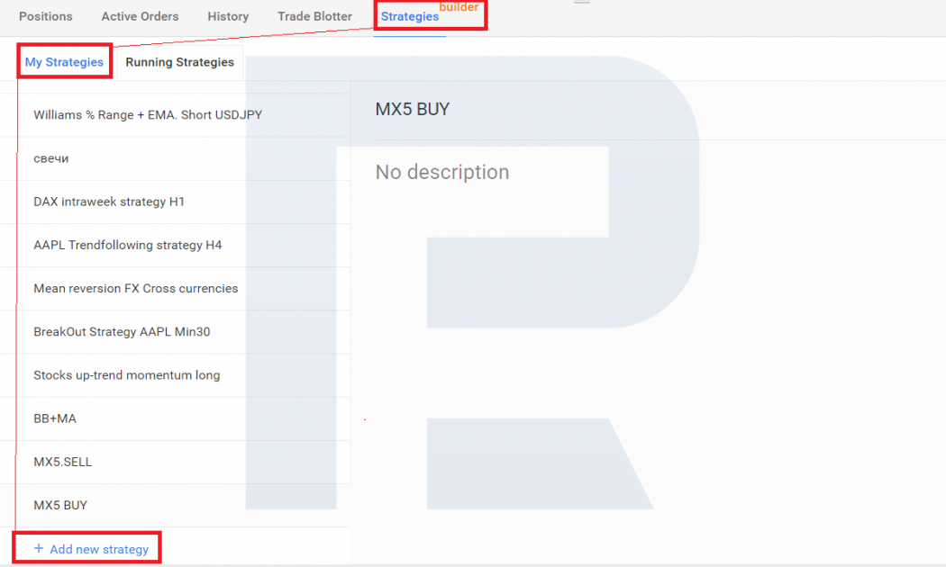 Creating a trading robot in R StocksTrader