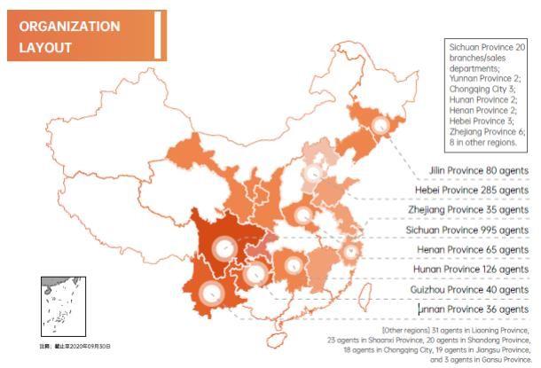 Hengguang Holding biznesa ģeogrāfija