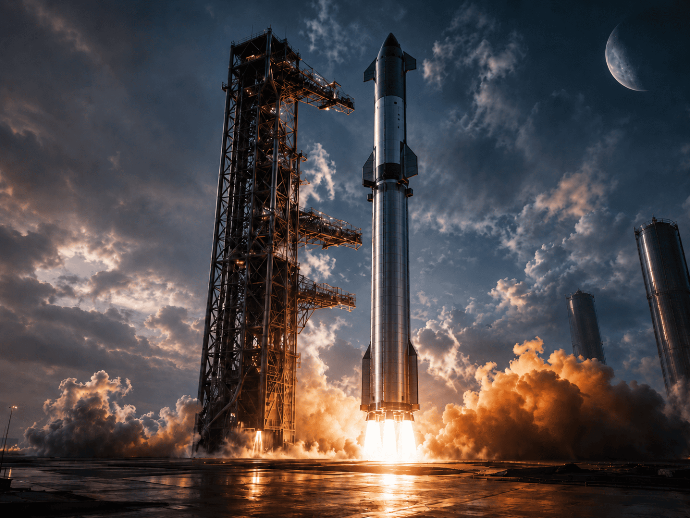 Starship rocket launch